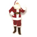 Halco Halco 6591 Velveteen Santa Claus Suit with Jacket Size 42 to 48 6591